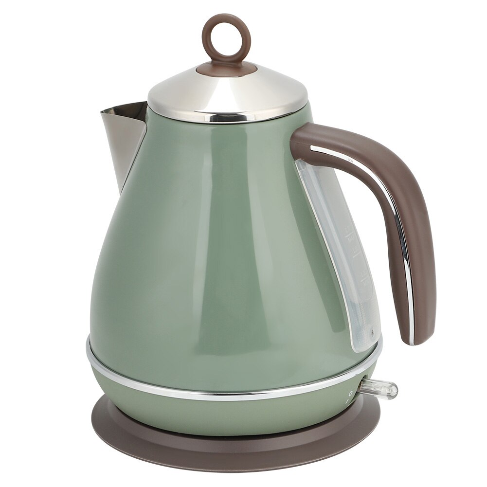 1700ml Stainless Steel Electric Kettle Household Retro Style Tea Water Boiling Pot EU Plug 220V Tool