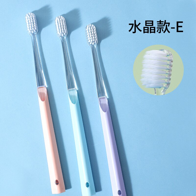 Kristal Tandenborstel Zachte Haren Orale Cleaning Gum Care Volwassen Tandenborstel Fijne Tienduizend Haren Tandenborstel Thuis: 005