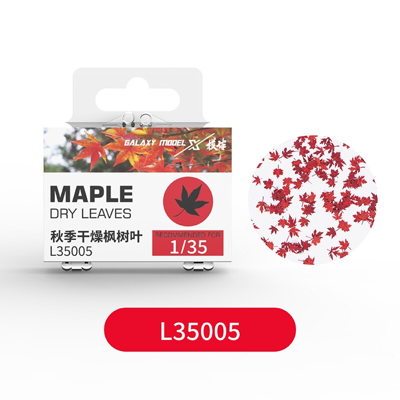 1/35 Scale Model Building Tree Leaves Foliage for Model Landscape Scene DIY L35001/L35002/L35003: L35005 Maple dry