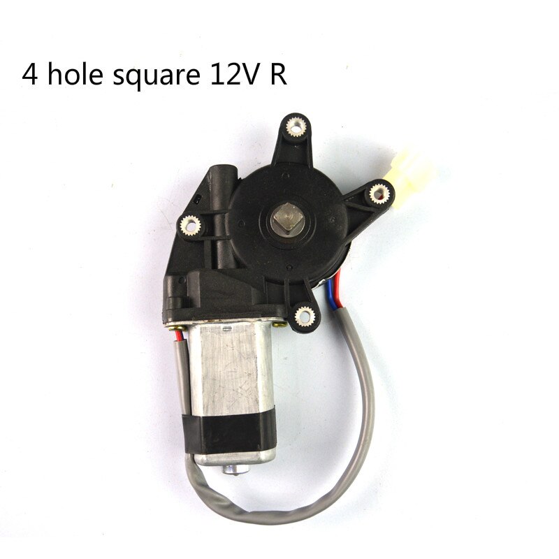 Auto Fenster Motor- glas Aufzug Motor- 12V/24V elektrische fenster Motor- zubehör fenster heber mit getriebe für lkw Bus: 4 Löcher 12V R