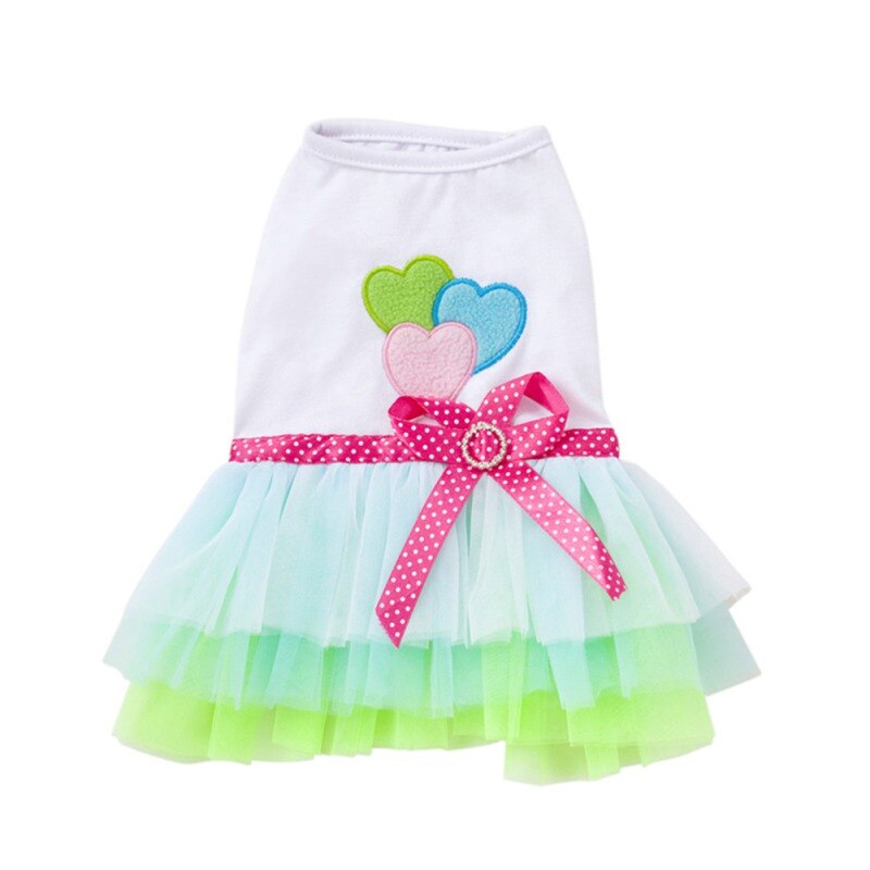 Sweet Dog Dresses For Small Dogs Lace Tutu Dress Puppy Dress Trendy Bowknot Dog Princess Dress Cute Pet Supplies