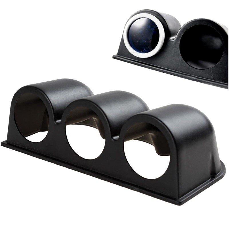 52mm Universal Black 3 Triple Dash Gauge Meter Pod Car Auto Mount Holder
