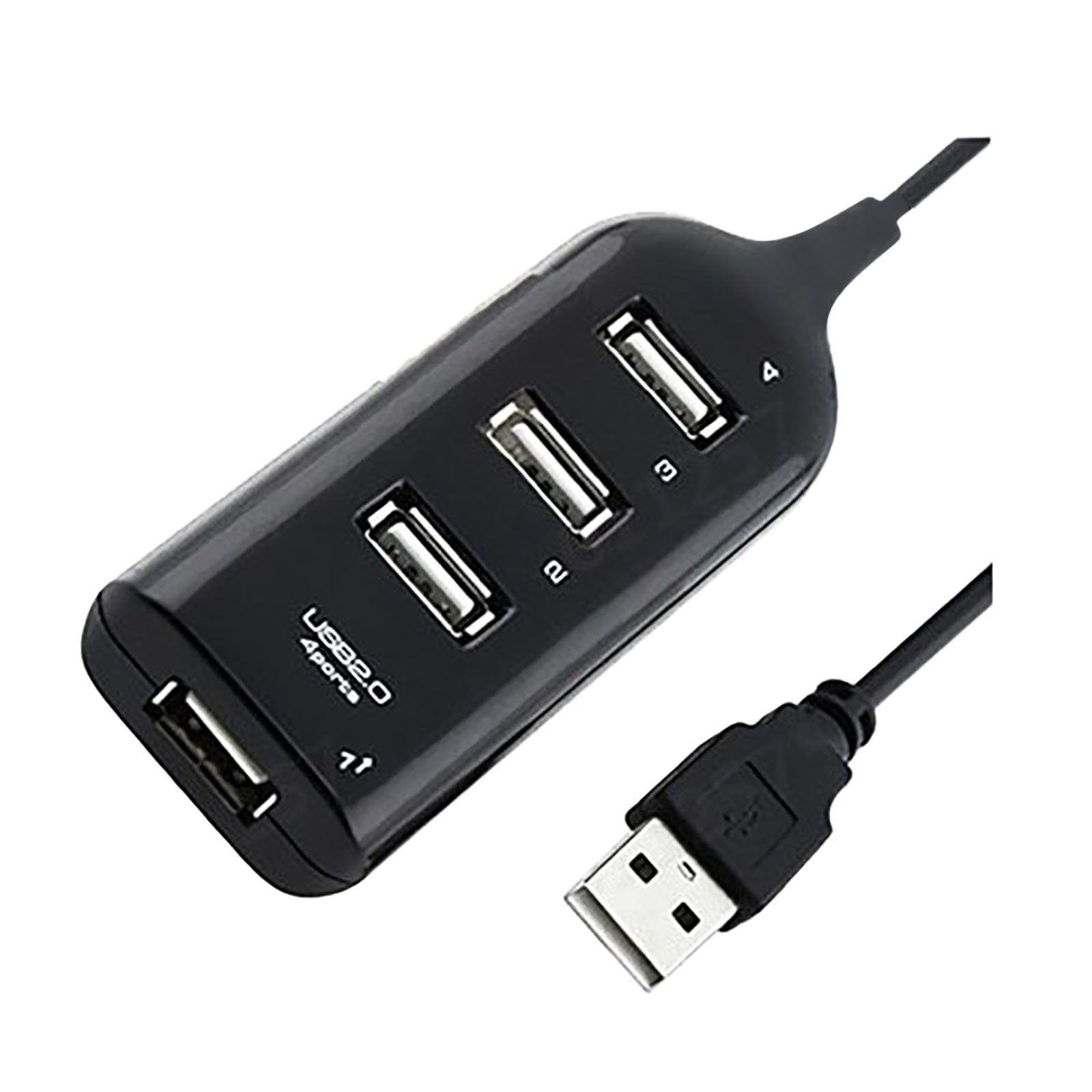 Hi-Speed Hub Adapter USB Hub Mini USB 2.0 4-Port Splitter For PC Laptop Notebook Computer Accessories