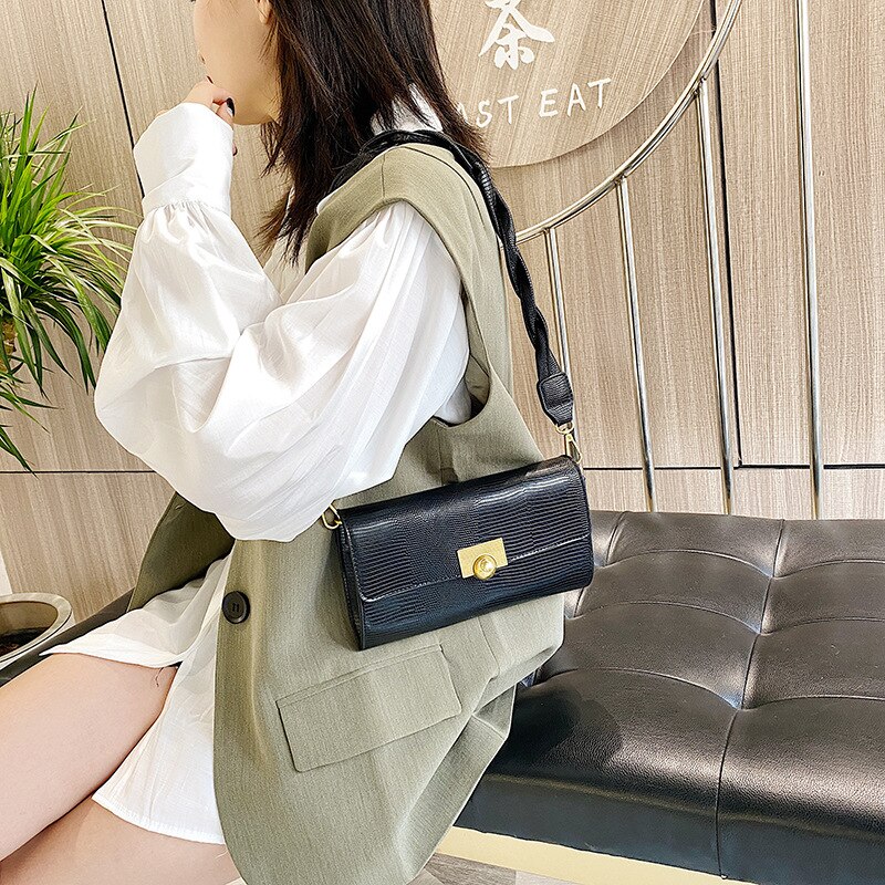 Delicado bolsa feminina pequena crossbody bolsa retro falso couro aleta ombro bolsa de viagem trabalho