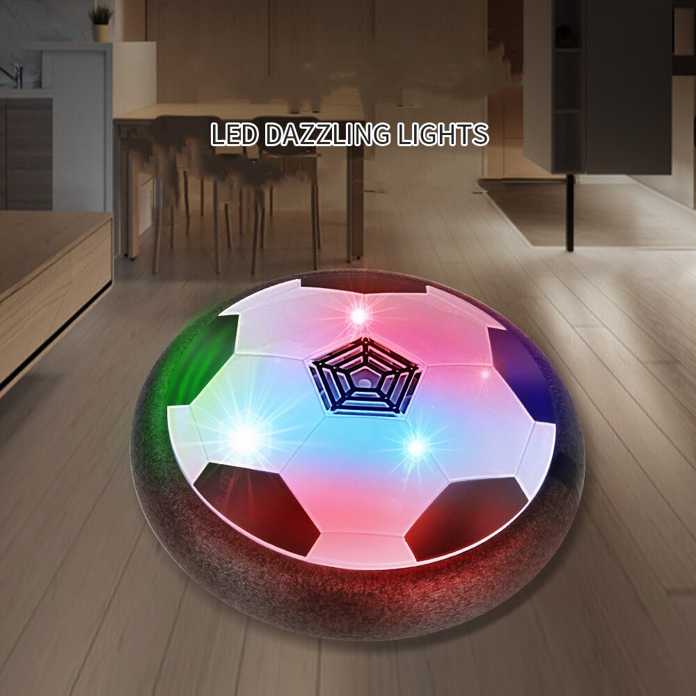 Hover Soccer Ball Toys Led Light Flashing Ball Air Power Football Toys Home Game Gliding Soccer Stress Indoor Balls Boy