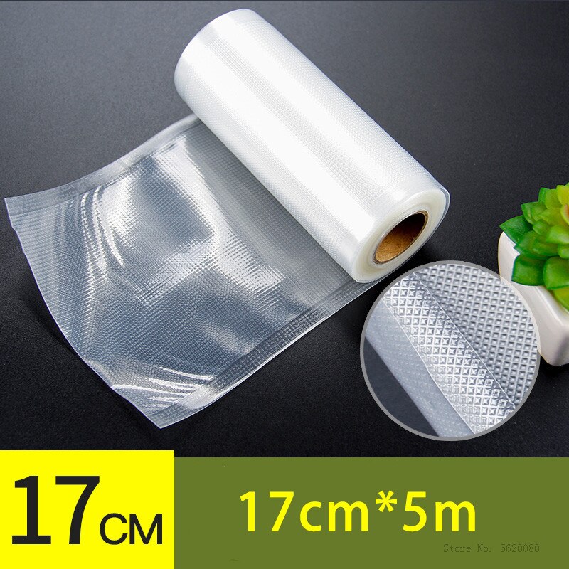 kitchen food vacuum bags for home Vacuum Sealer Food Fresh Long Keeping 15 17 20 25 28cmx5M Rolls bags for vacuum packer: 17cm x 5m / 1 piece