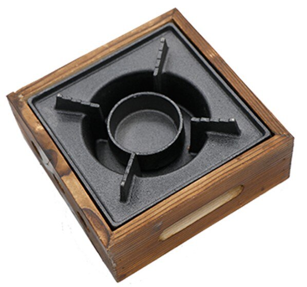 portable mini cast iron bbq grills table grill barbecue stove 16*16cm only stove for single 024-1