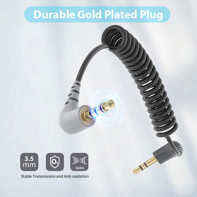 3.5mm TRS to TRRS Microphone Adapter Cable