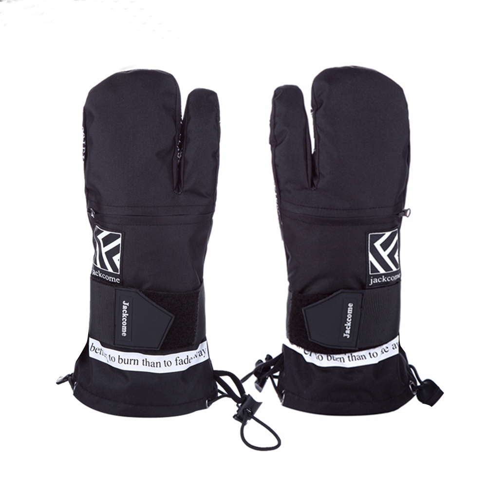 Jackcome Ski Handschoenen Winter Sport Waterdichte Skiën Snowboard Mitten Winddicht Leer Warme Snowboarden Bescherm Gear Handschoenen