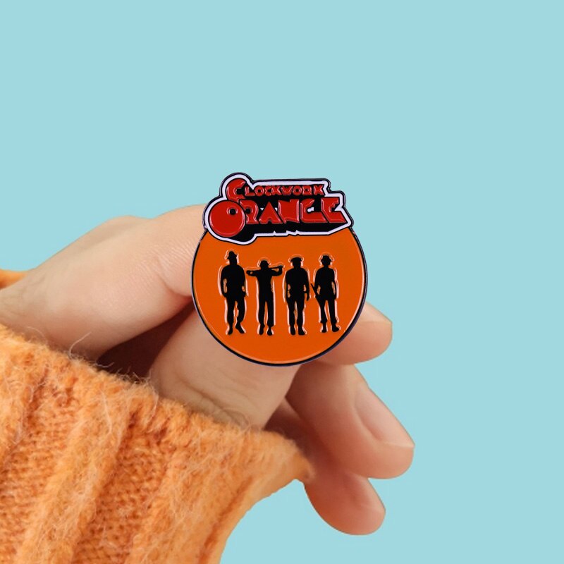 A Clockwork Orange Pin Badge Ultra Violence Droog Film Brooch