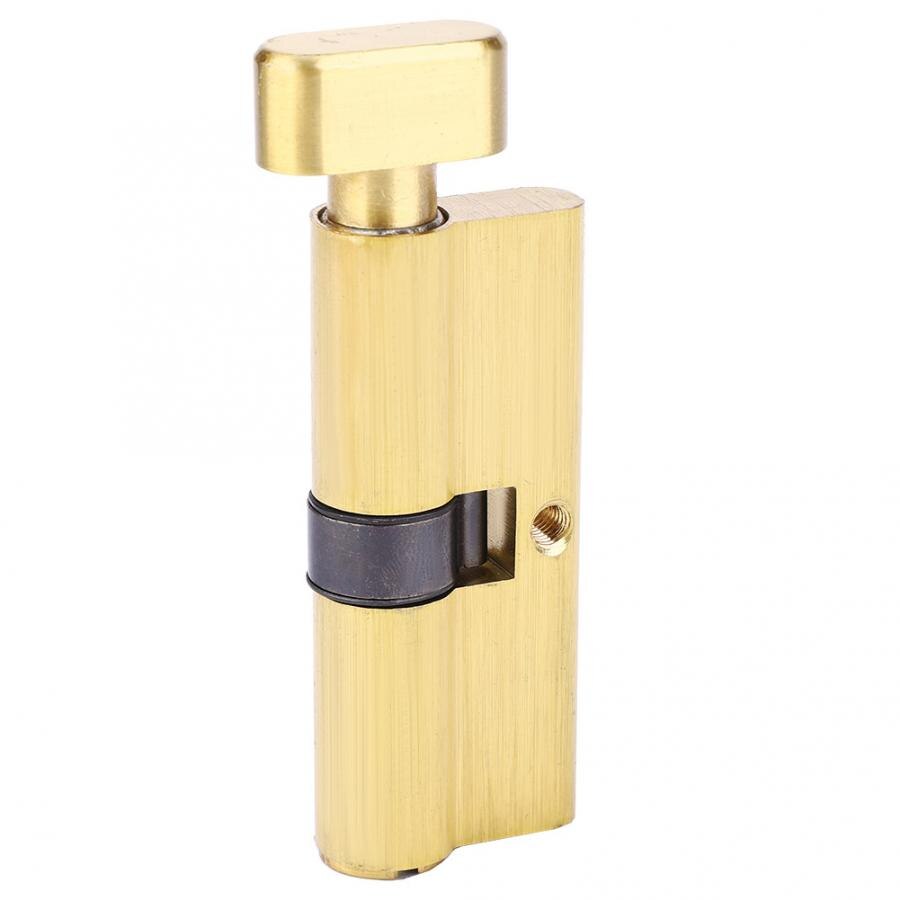 Copper Door Lock Cylinder 3 Keys Home Security Anti-Theft Indoor Bedroom Entrance Lock Cylinder