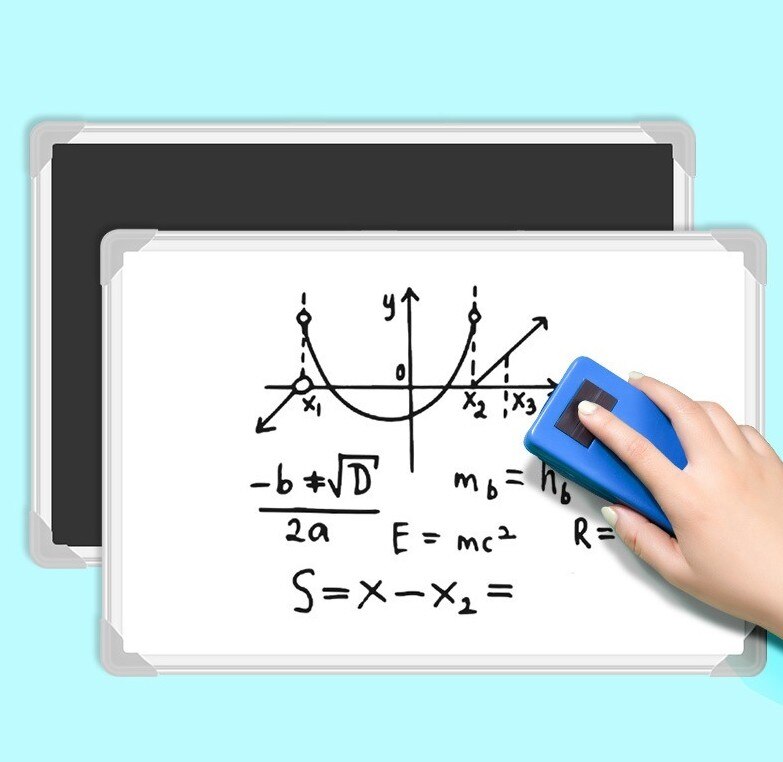 1PC magnetyczna tablica flanelowa gumka plastikowa znacznik biała tablica oczyszczacz tablica wytrzeć biuro szkoła dostawa artykułów piśmienniczych