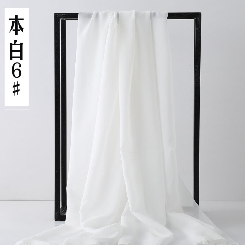 150 cm * 100 cm diy Chiffon Stoff Sheer Brautkleid Futterstoff Rock Party Dekorateur Georgette tüll kleid material: N