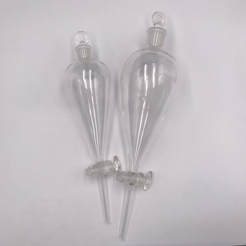 Fape-Entonnoir De Séparation En Forme De Globe, Bouchon Et Robinet En Verre Rectifié, 2000ml, 3000ml, 5000ml, Entonnoir Optique, Vanne Delisitch