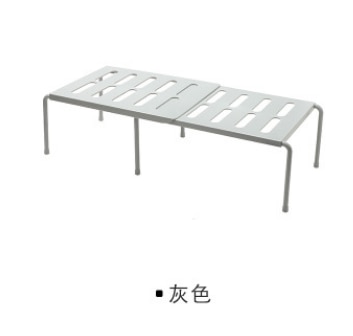 Estante organizador de encimera para armario de cocina, estantes apilables expandibles, aptos para cocina, baño, debajo del fregadero, despensa, almacenamiento de escritorio