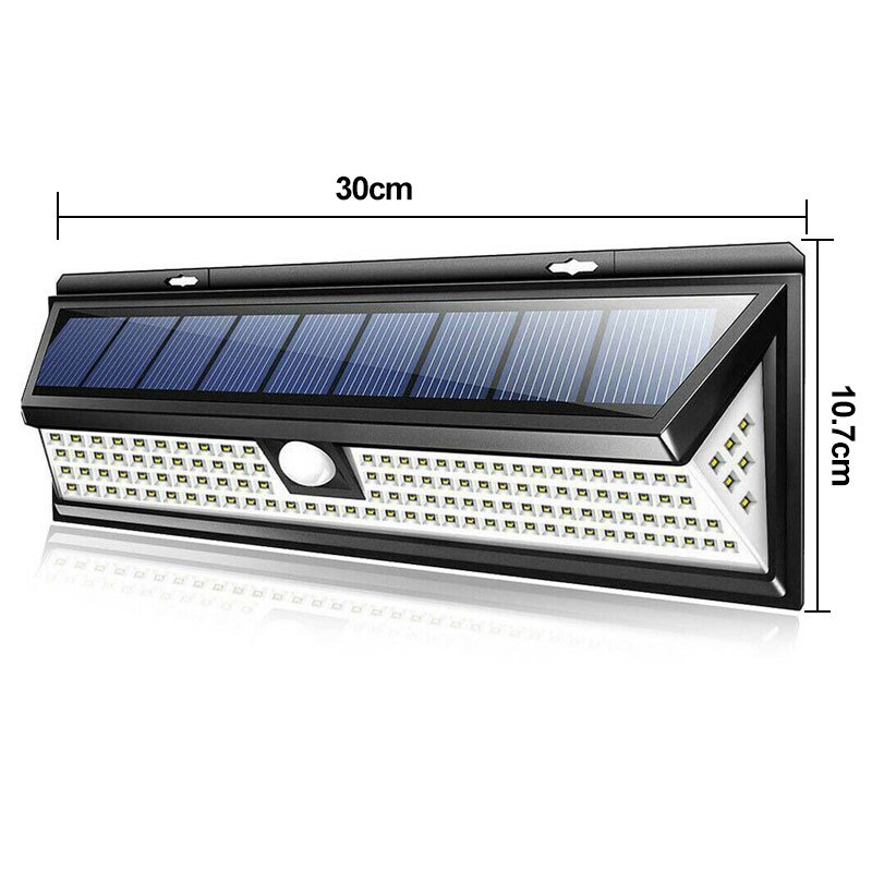 WAKYME 118 LED Solar Light Outdoor Motion Sensor Wall Lamp Waterproof Solar Powered Garden Security Floodlight Home Lighting