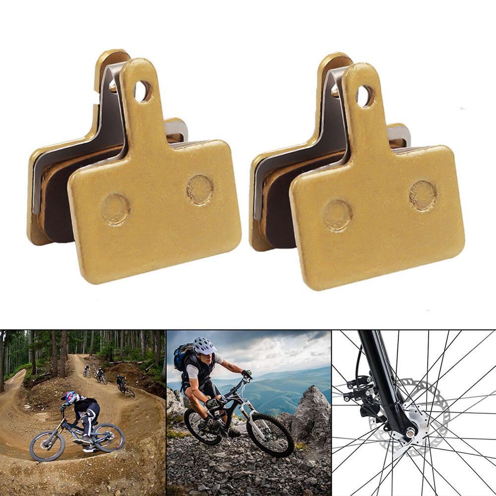 2 pares de pastillas de freno de Metal para bicicleta accesorios de pastillas de freno de disco para Shimano BR-M355 BR-M375 BR-M447