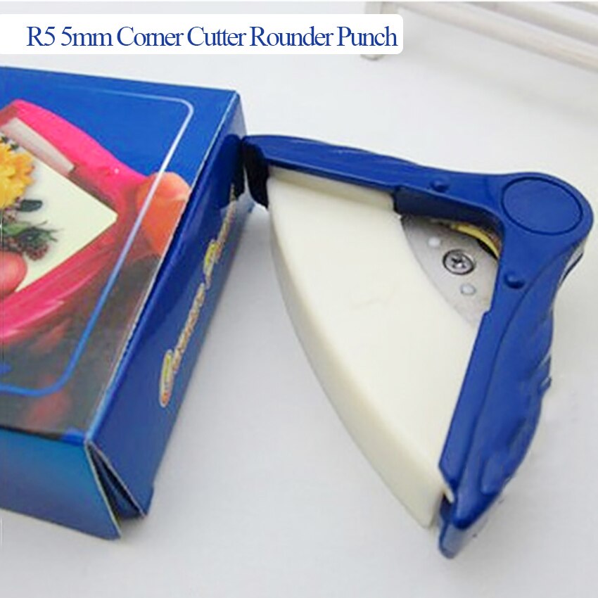 1Pc R5 5Mm Rood/R10 10Mm Blauw Hoeksnijder Rounder Punch Voor Dikte Hieronder 250G card Photo Visitekaartje Papier: R10 blue