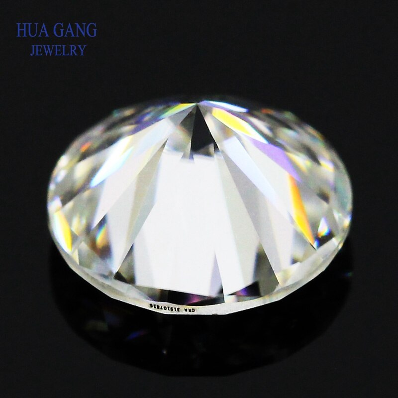 Moissanite 0.5 Carat D Color Round Brilliant 5mm Loose Moissanite Stone VVS1 Excellent Cut Grade Test Positive Lab Diamond