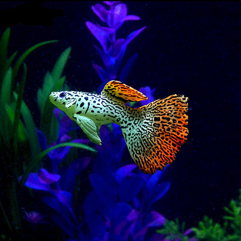 1 stk klovnefisk silikone fisk mini akvarium dekoration suspension ornamenter tilbehør akvarium baggrund akvarium dekoration