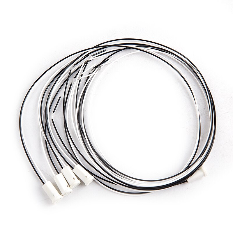 2/5pcs 50/80cm Ceramics Lamp Holder Socket G4 Led Bulb Plug 111V~240V Lighting Accessory: 2pcs ceramics