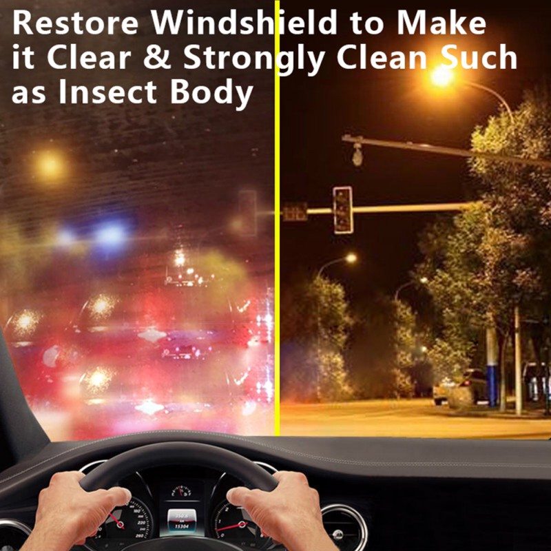 50ml Automotive Glass Coating Agent Rainproof Agent Glass Rain Mark Oil Film Remover Car Glass Multifunction Cleaner Tools