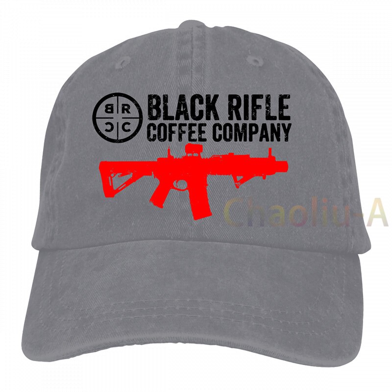 Black Rifle Coffee Company Black Baseball cap men women Trucker Hats adjustable cap: 2-Gray