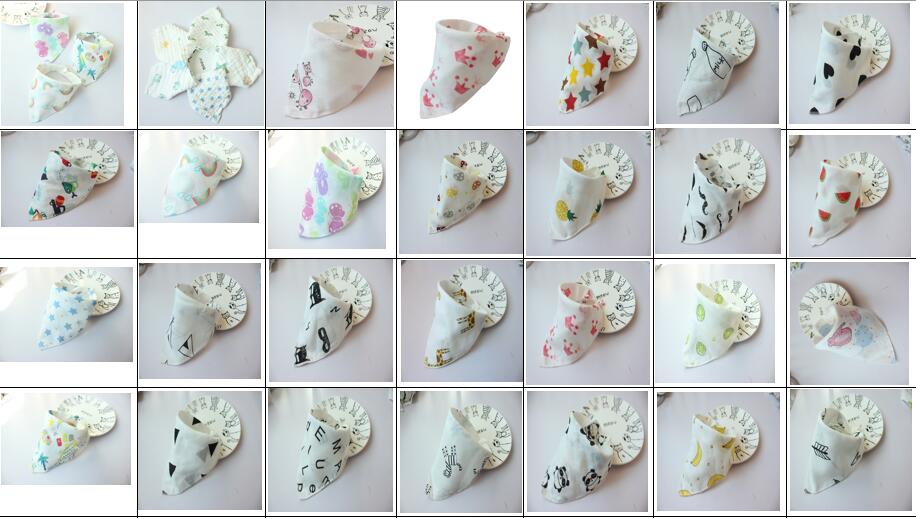 Bandana Lätzchen Spuck Tuch Baby Lätzchen für Jungen Mädchen Tier Druck Smock Baumwolle Baby Schal Fütterung Kragen Rülpsen: Default Title