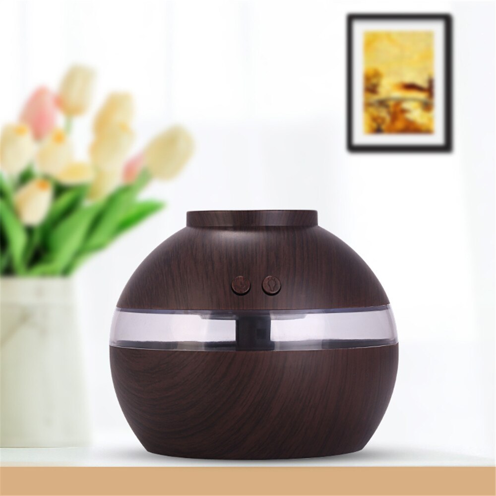 Air Aroma Essential Oil Diffuser LED Ultrasonic Aroma Aromatherapy Humidifier Cool-mist Impeller Humidifier Aroma Diffuser