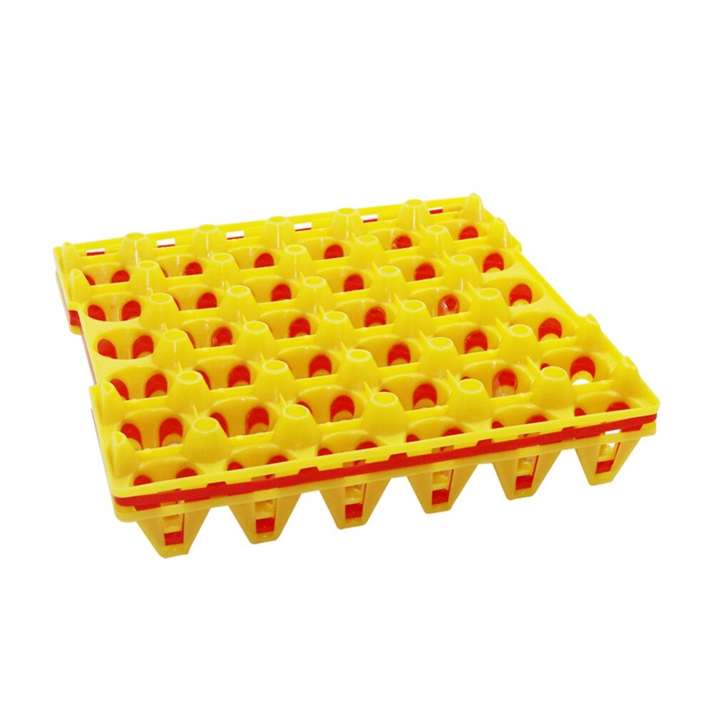 30 Eggs Capacity Commercial Chicken Farm Plastic Layer Egg Tray Turnover Transport Tool Poultry Equipment 29x29x5cm 2 Pcs