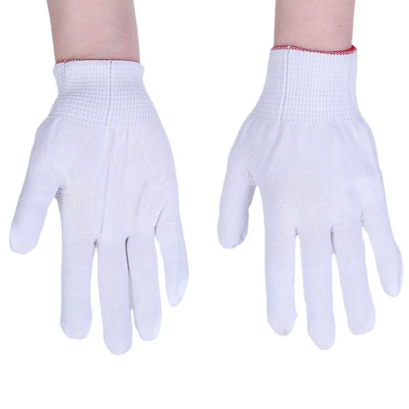 2 pares de guantes antiestáticos antideslizantes para PC, ordenador, reparación de teléfono, guantes de trabajo electrónicos de punto
