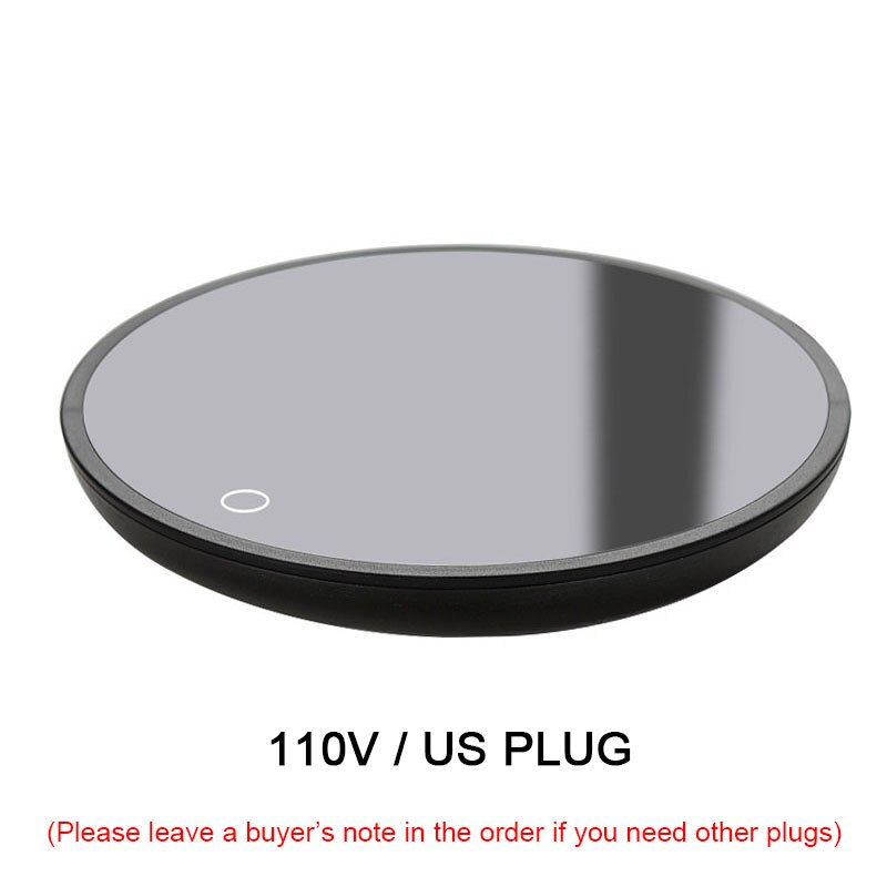 110V-240V Smart Cup Warmer Coffee Mug Pad for Home Office Milk Water Heater Pad Coaster 2 Constant-Temperatures Optional: 110V US Plug