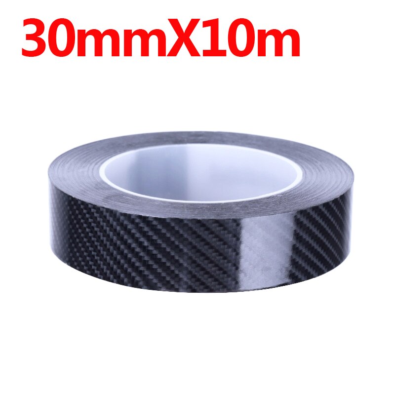 Car Sticker Auto Protector Body Film Stickers And Decals Universal Car Door Sill Edge Protective Vinyl Auto Interior Accessories: CarbonFiber 30mmX10m