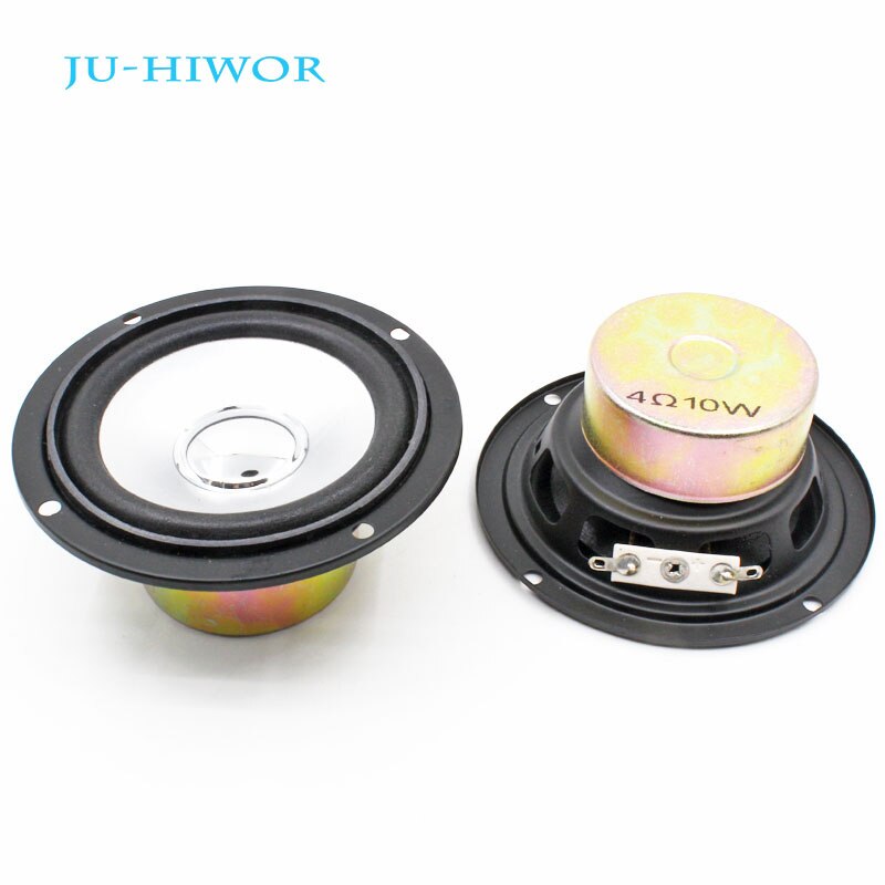 2pcs 4R 10W Loudspeaker Tweeter Full Frequency Speaker 48MM Internal Magnetic Antimagnetic Diameter 90MM Foam Edge Height 41MM