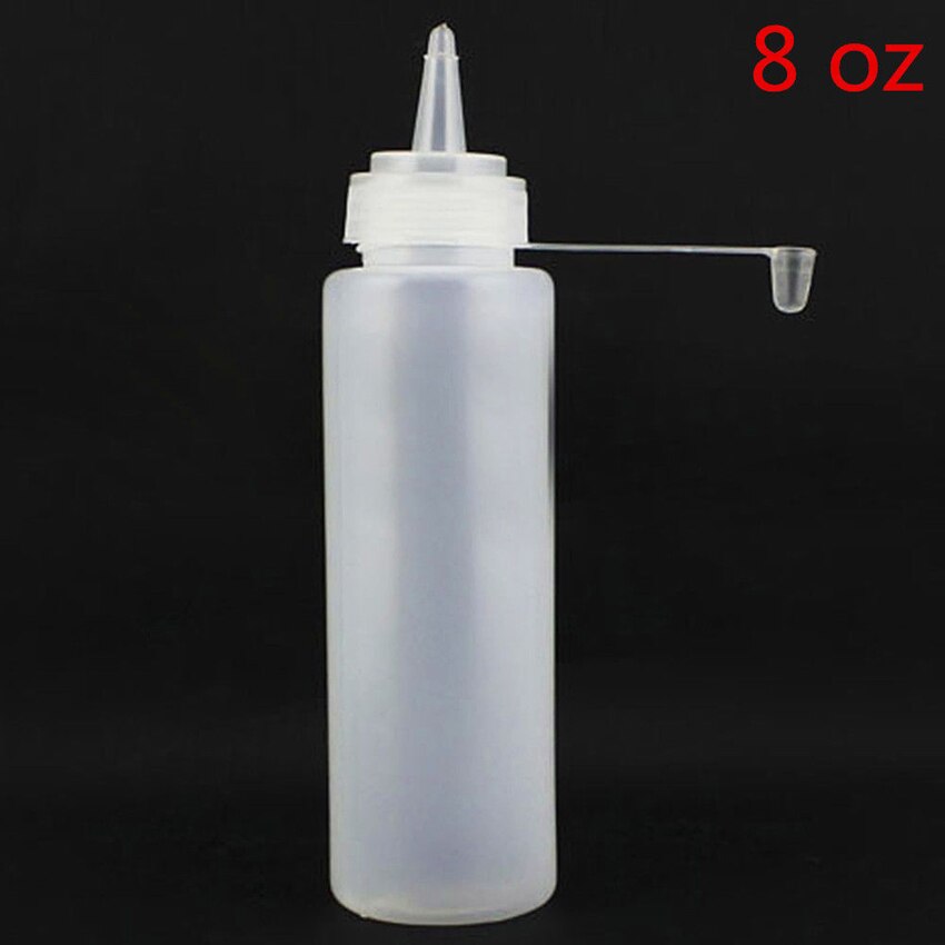 240-1000ml Plastic Squeeze Sauce Bottle Easy Squeeze Condiment Dispenser Restaurant Sauce Ketchup Salad Bottle Kitchen Supplies: 240ml