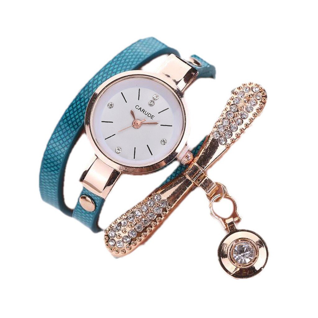 Branded women's watches women watches Women LeatherAnalog Quartz Wrist Watches for women pagani: C