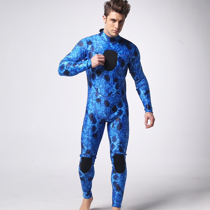 3mm Full Body Long Sleeve SCR Men Camouflage Neoprene Scuba Diving Wetsuit Spearfishing Wetsuit