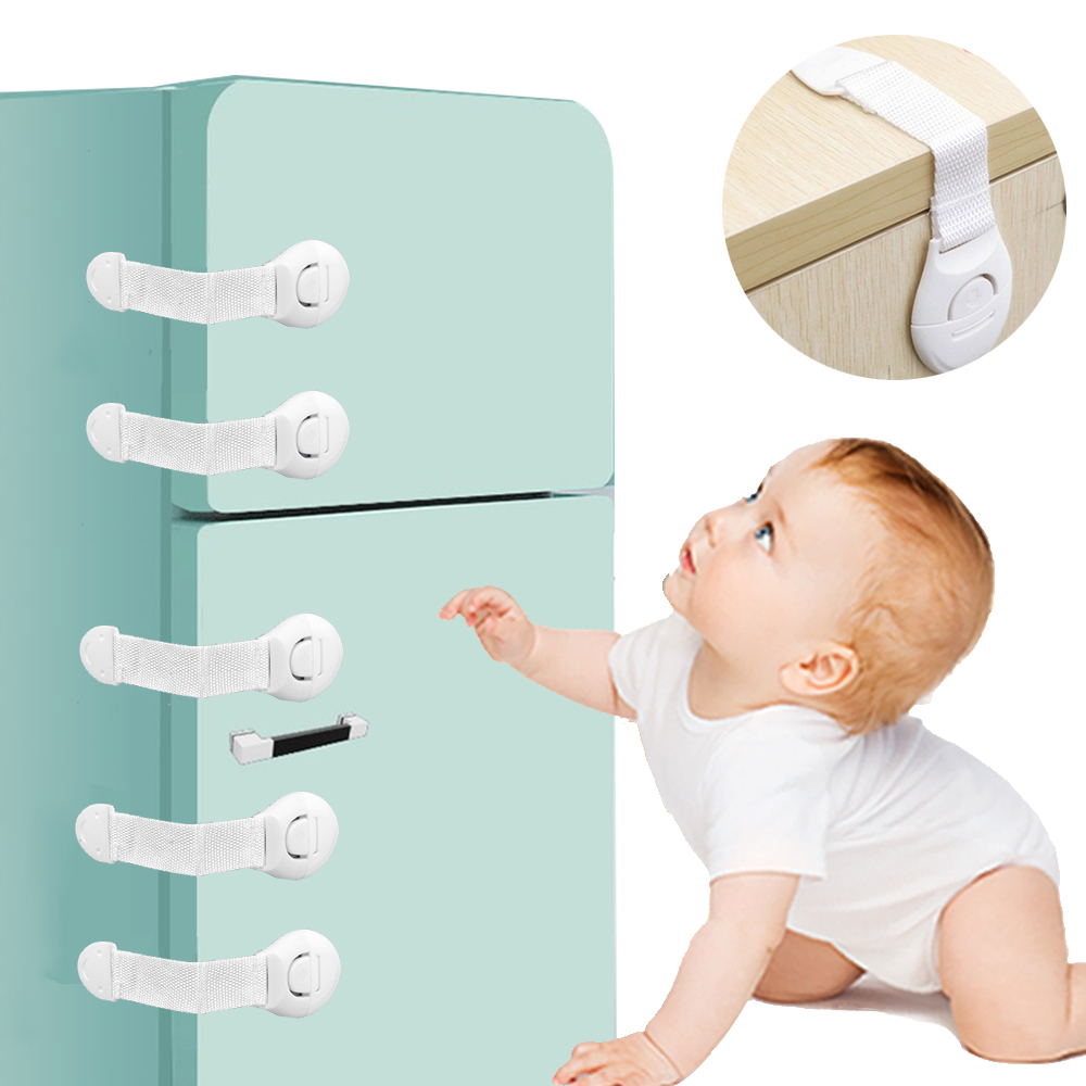5/10pcs Baby Bescherming Lock Kinderslot Bescherming Baby Veiligheid Bescherming Van Kinderen Veiligheid Plastic Deur Kabinet Koelkast lock