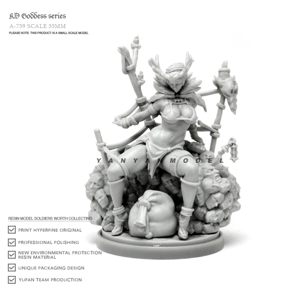 38mm Resin model kits figure beauty colorless and self-assembled A-759