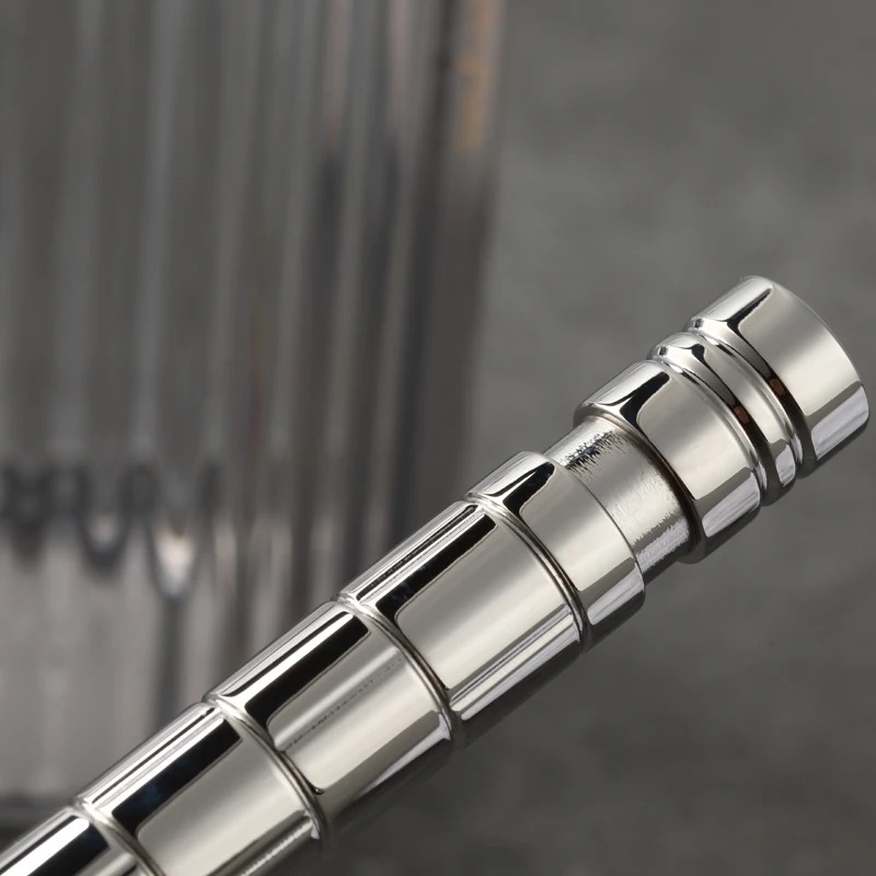 YAQI Saturn gepolijst 303 roestvrij staal veiligheidsscheermeshandvat voor heren