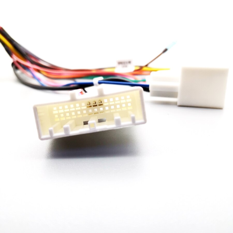 For Android Car Stereo 16 PIN Wiring Harness Connector Adapter Power Cable Harness with 4-Terminal Suitable for Toyota