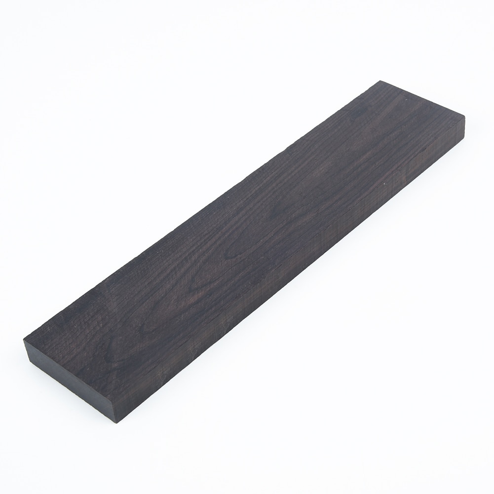 Længde sort ibenholt træ materiale håndtag dele træ emner 20 x 4.5 x 1.1cm blok diy tømmer håndtag / hårdttræ