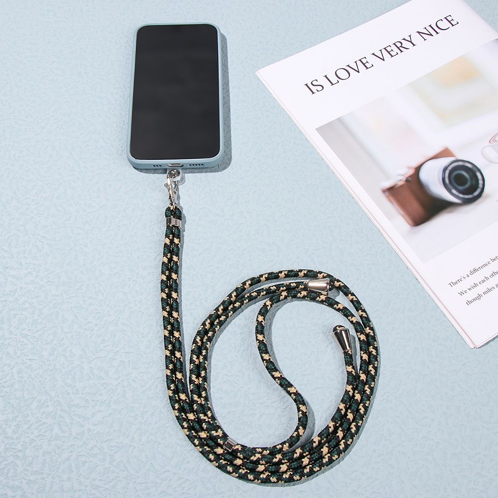 Universele Mobiele Telefoon Lanyards Met Verstelbare Afneembare Nylon Hals Crossbody Lanyard Met Transparante Duurzaam Pads