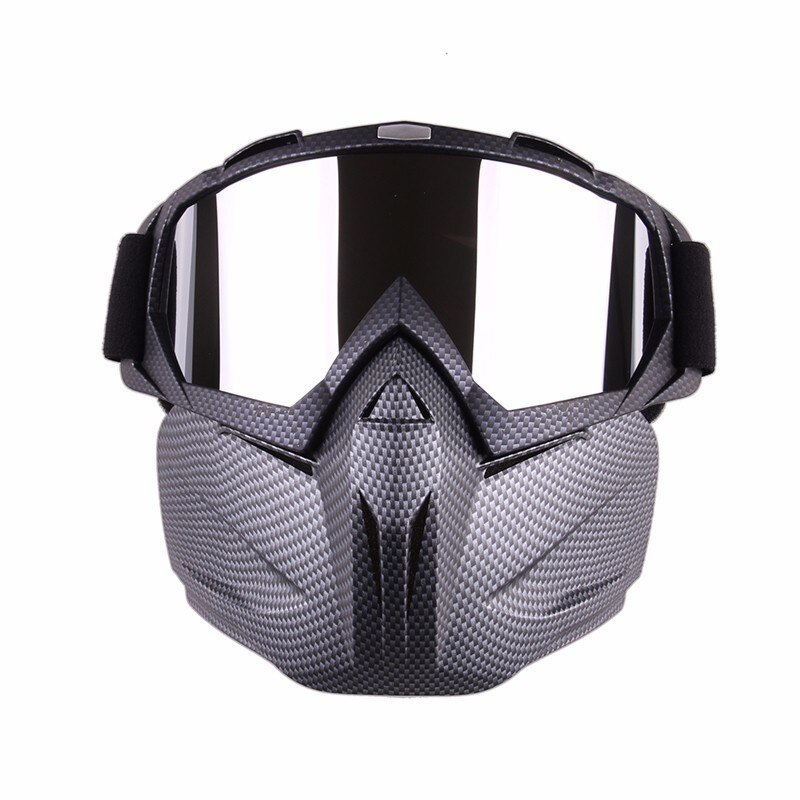 Motorcycle Mask Goggles Riding Windproof Motocross goggles Riding Skiing Moto Bike Detachable Modular Dust Helmet Goggle glasses