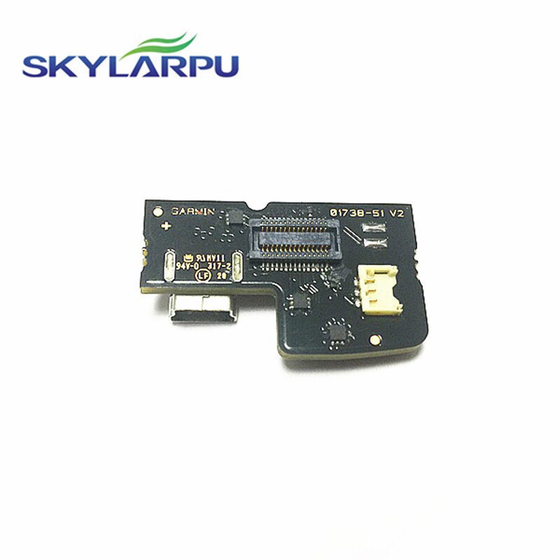 Skylarpu PCB w miniUSB & microSD houder voor Garmin Edge 810 TYPE-10 (810 touring) Reparatie vervanging