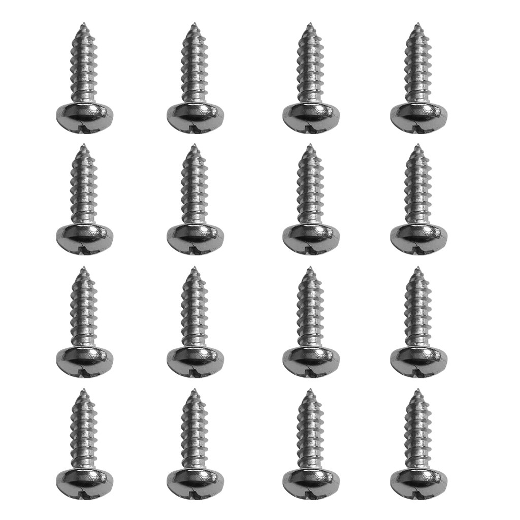 20 Pieces DIY M5 16mm Stainless Steel Self-Tapping Screws Kayak Canoe Accessories Marine Boat Replacement for Woodworking