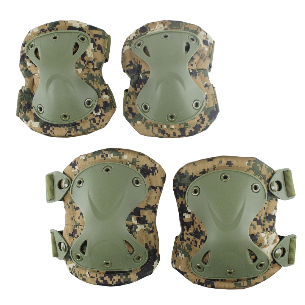 Adjustable Knee Pads & Elbow Pads Air Cushion Outdoor Roller Skating Protective Kit