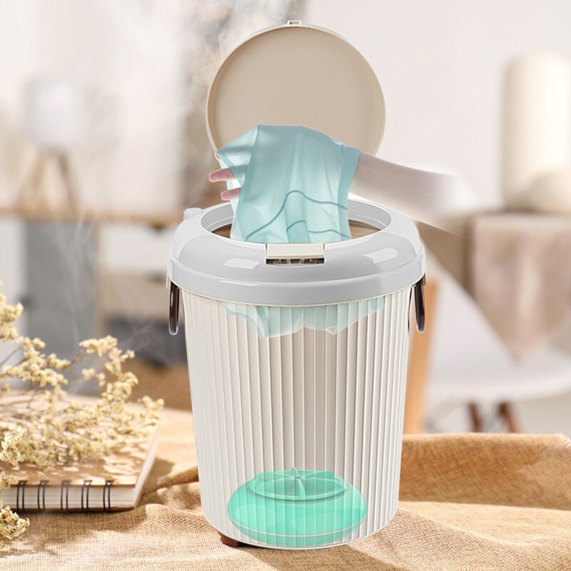 8L Mini Washing Machine Fully Automatic USB Charging Household Dehydration Mini Tube 3-5 Kg Wash And Dry Underwear Care Cleaner