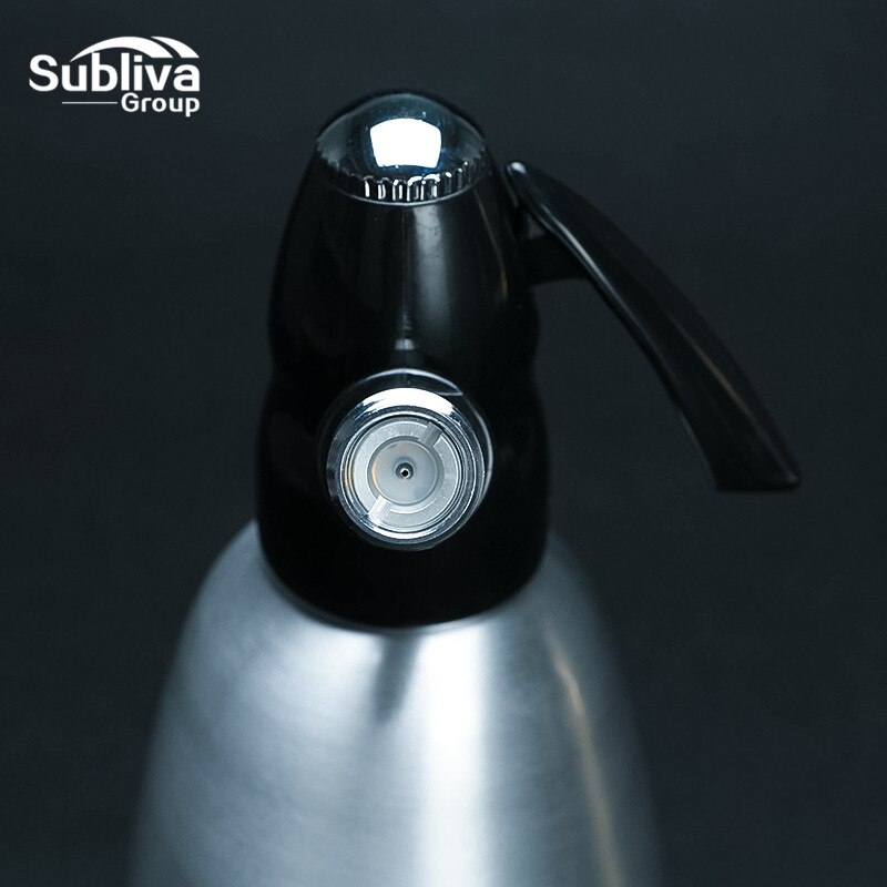 Portable 1L Soda Maker Cold Drink Carbonated Bubble Water Machine DIY Cocktail CO2 Soda Siphon Maker Bar Tools