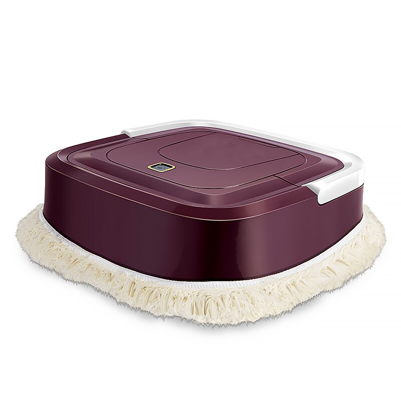 Minimáquina de limpieza doméstica automática recargable, depurador ciclónico, aspiradora y fregadora doméstica: Morado